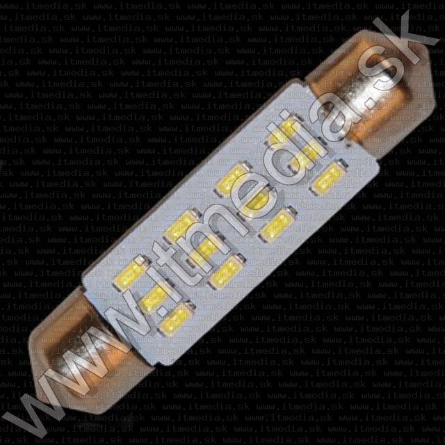 Image of LED izzó Szofita 39mm 12x3528 SMD *Meleg Fehér* UNI (IT9859)